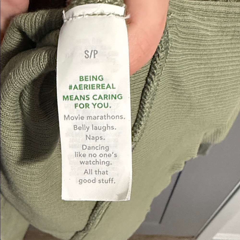 Aerie Sage Green Crewneck Sweater - Picture 3 of 5